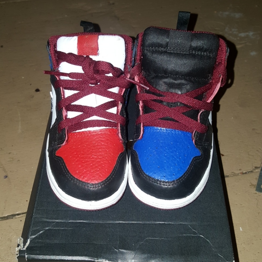 Custom Top 3 on Jordan 1 Toddler